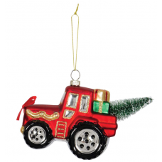 CS Christmas Ornament - Red Tractor CS70419