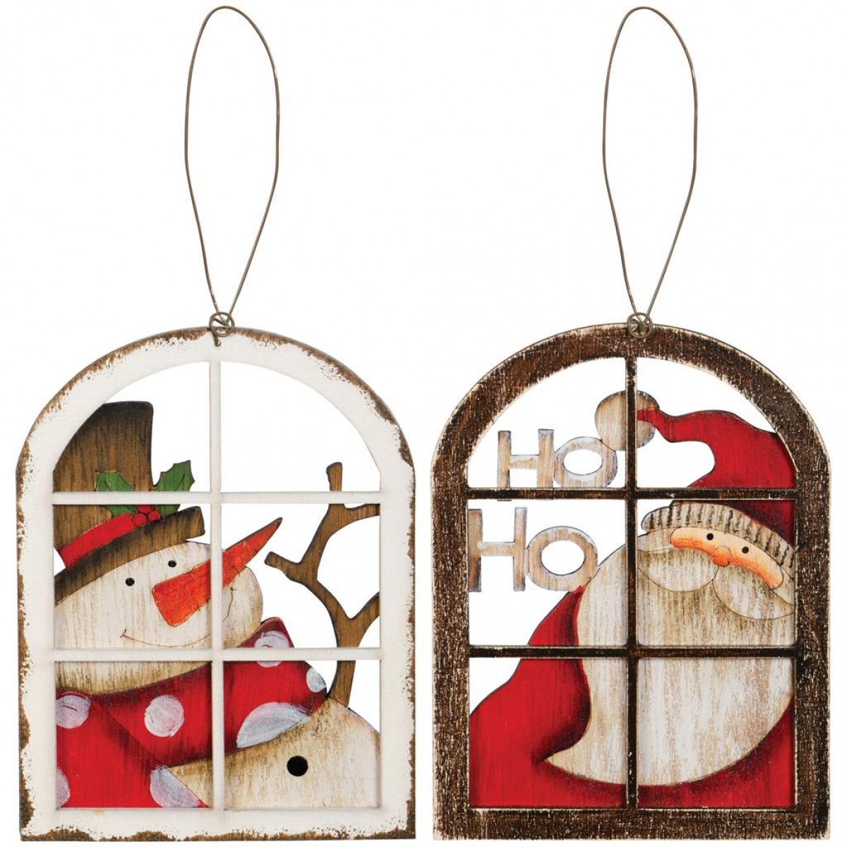 CS Christmas Ornament - Assorted Windows CS70430