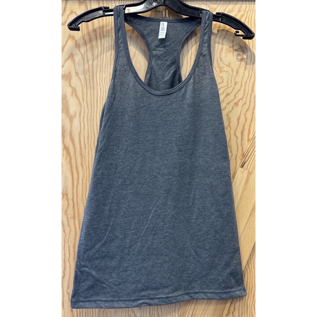M&O Tank Top Ladies Dark Heather Grey