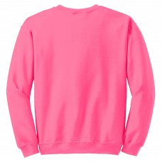 Gildan Heavy Blend Adult Crewneck Sweatshirt Safety Pink