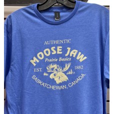 Moose Jaw Prairie Basics T-Shirt Heather Royal Unisex