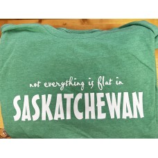 Saskatchewan Flat T-Shirt Unisex Heather Irish