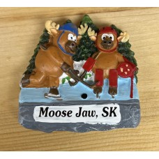 Moose Jaw Poly Magnet Hockey Moose