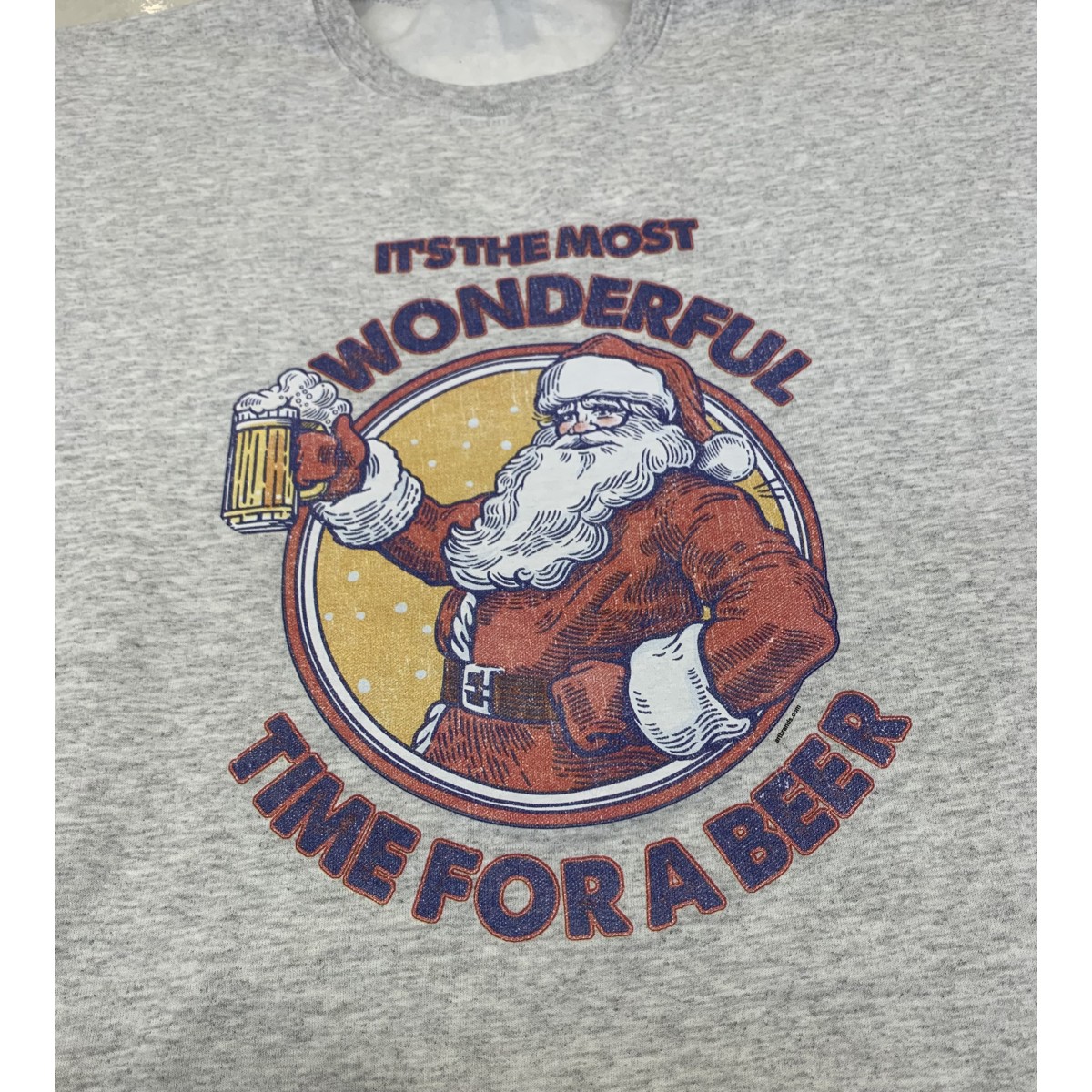 Christmas Time For a Beer Sweatshirt Ash