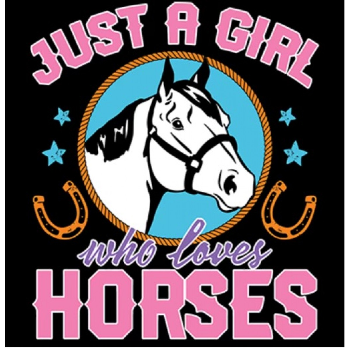 BP27051ED4 Just a Girl Who Loves Horses