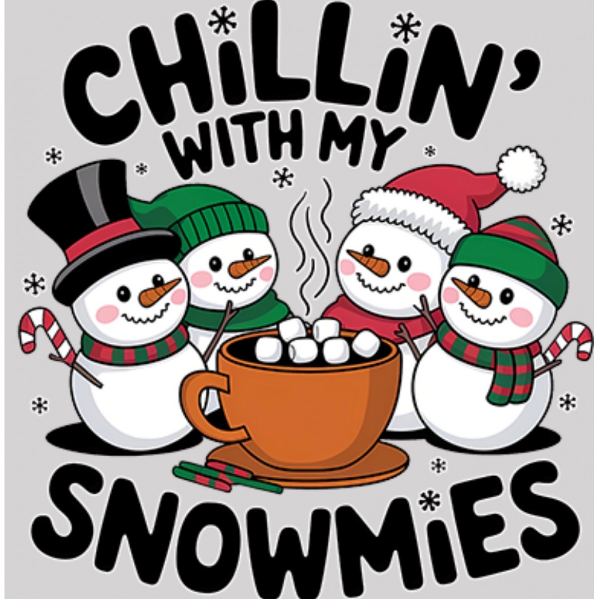 BP28485HDP4 Chillin' With My Snowmies