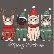 BP28498HDP4 Meowy Christmas