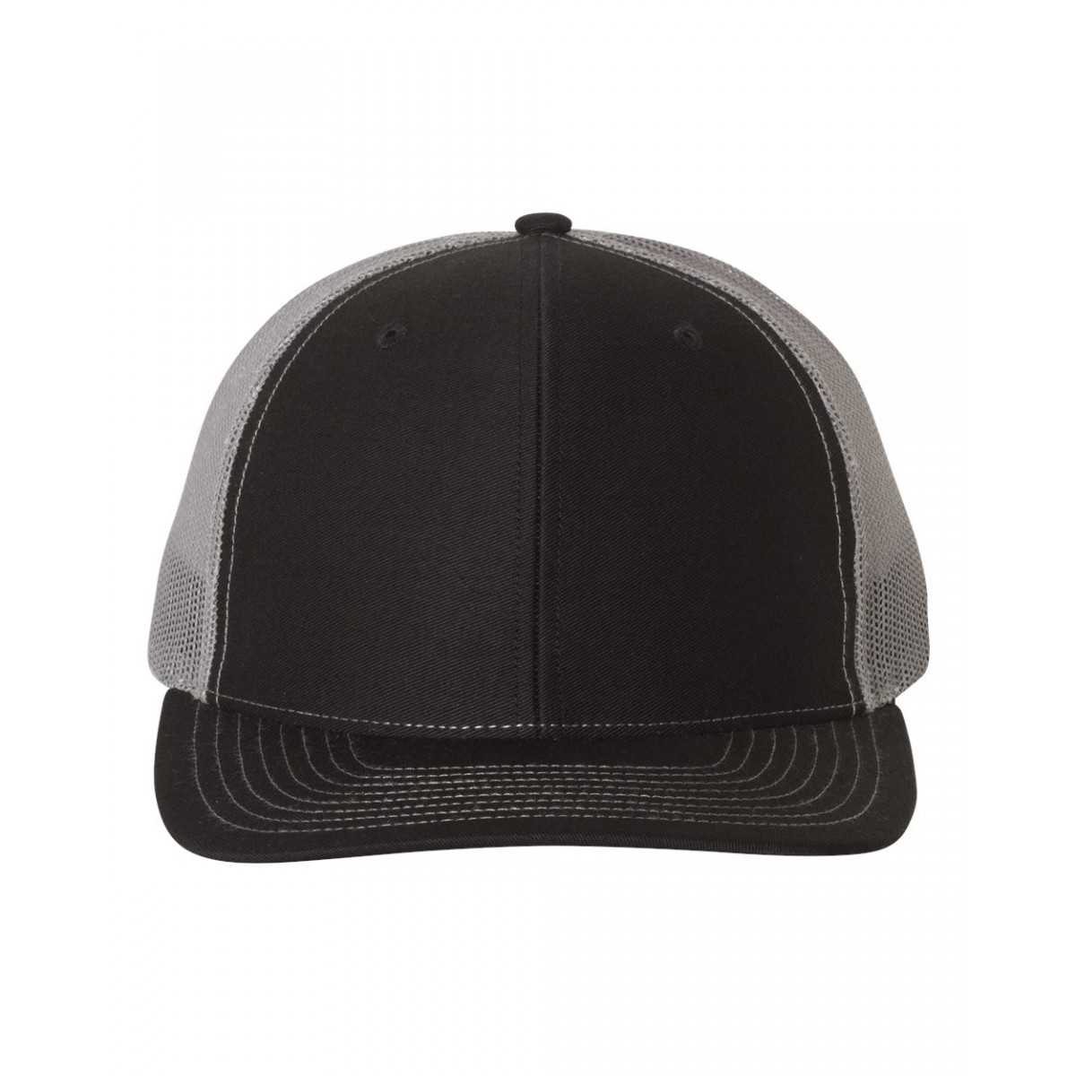 Richardson Snapback Trucker Cap Black/Charcoal 112