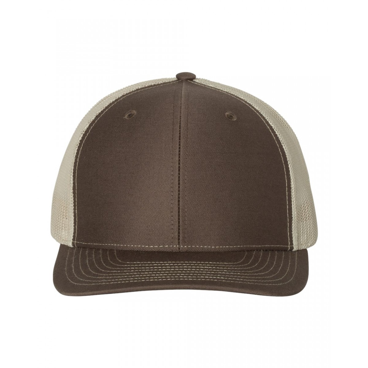 Richardson Snapback Trucker Cap Brown/Khaki 112