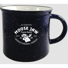 Moose Jaw Mug Prairie Basics Campfire Mug Cobalt Blue 16oz