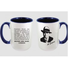 Moose Jaw Mug Al Capone White/Cobalt Blue 14oz