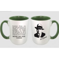 Moose Jaw Mug Al Capone White/Green 14oz