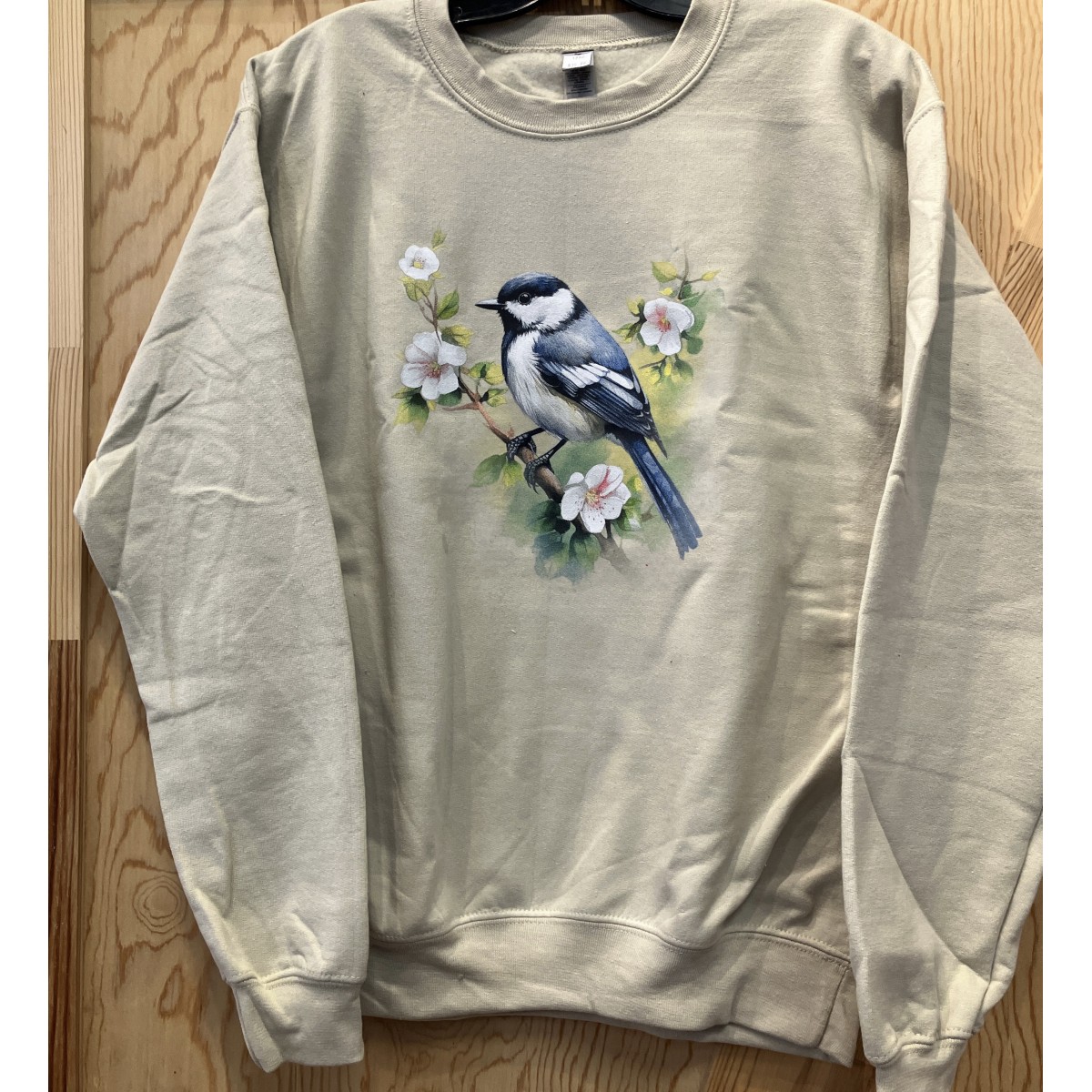 Printed Sand Sweatshirt Chickadee 