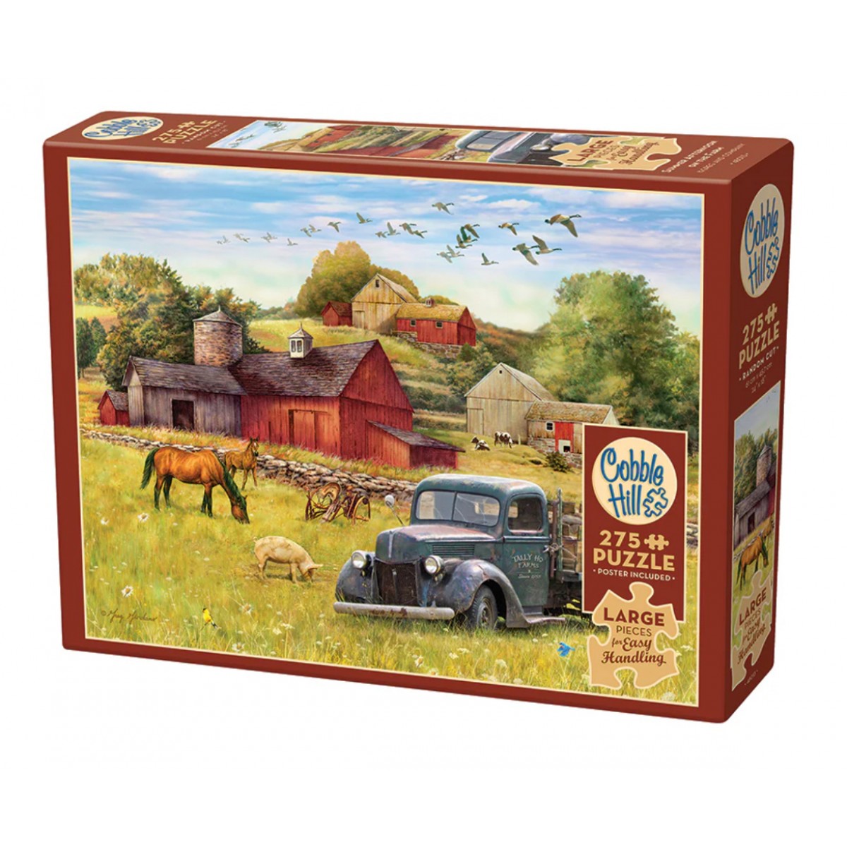 Cobble Hill Jigsaw Puzzle: Summer Afternoon on the Farm Cobble Hill Jigsaw Puzzle: Summer Afternoon on the Farm