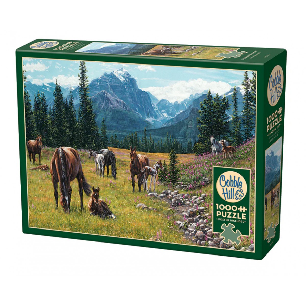 Cobble Hill Jigsaw Puzzle: Horse Meadow Cobble Hill Jigsaw Puzzle: Horse Meadow