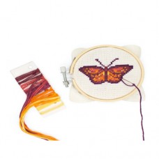 KL Mini Cross-Stitch Embroidery Kit - Butterfly