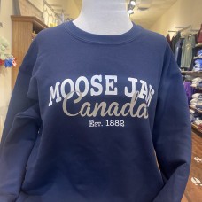 Moose Jaw Est 1882 Crewneck Sweatshirt Navy