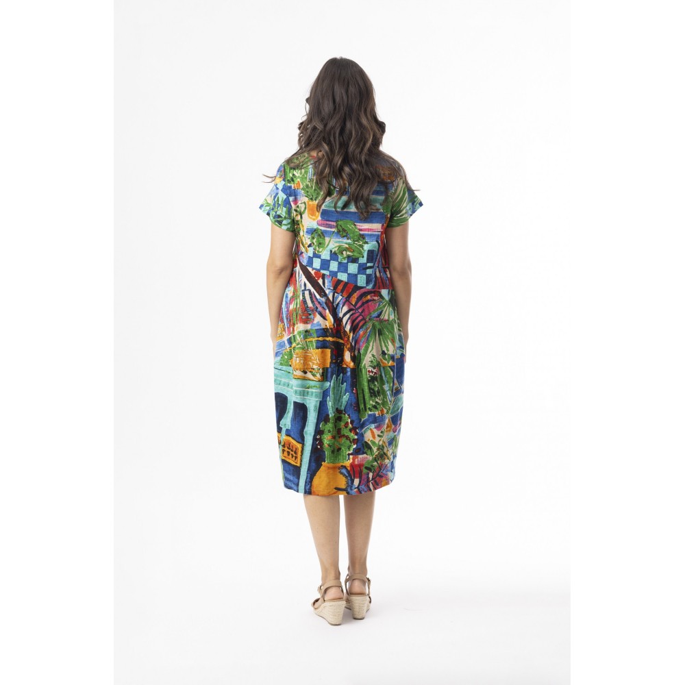 Orientique - Oasis Bubble Dress - Short Sleeve #20-151