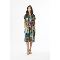 Orientique - Oasis Bubble Dress - Short Sleeve #20-151