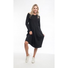 Orientique - Essential Knit Bubble Dress - Black Orientique - Essential Knit Bubble Dress - Black