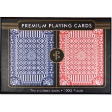 PP Premium Playing Cards: Blue/Red