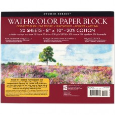 PP Studio Series Watercolour Paper Block (20 Sheets)