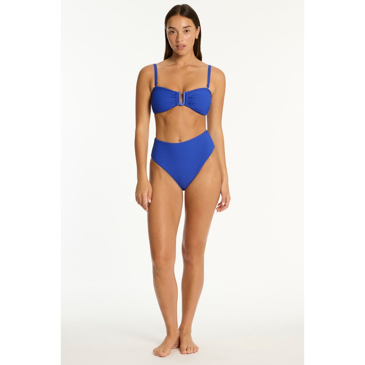 Sea Level - Spinnaker High Waist Bottom- Cobalt