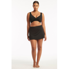 Sea Level - Essentials Swim Skirt - Black Sea Level - Essentials Swim Skirt - Black
