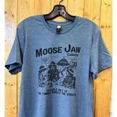 Moose Jaw Al Capone Gambling T-Shirt Heather Indigo