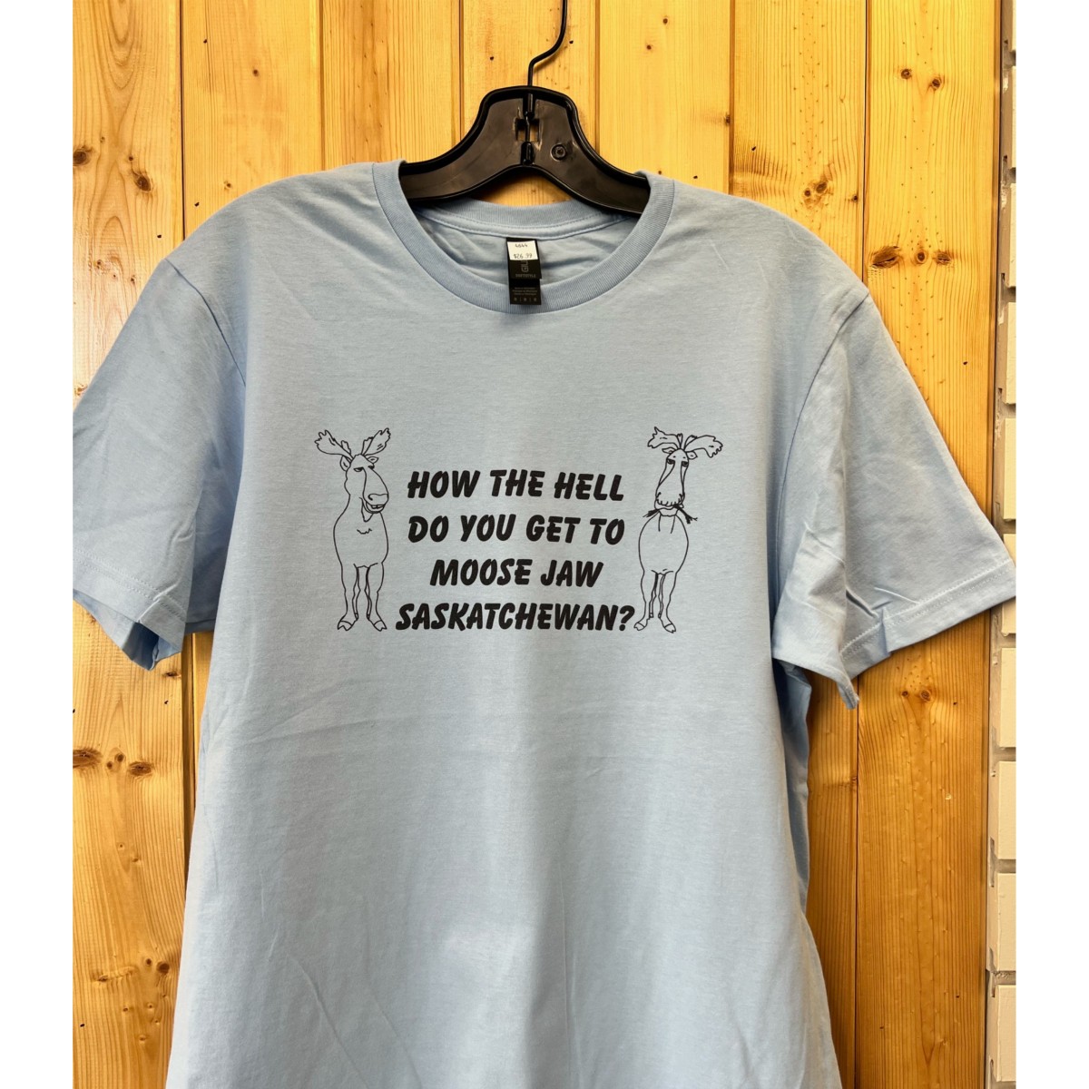 Moose Jaw How the H T-Shirt Light Blue