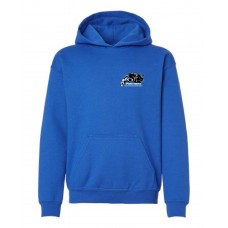 Prince Arthur Youth Gildan Pullover Royal Blue Left Chest Printed Logo