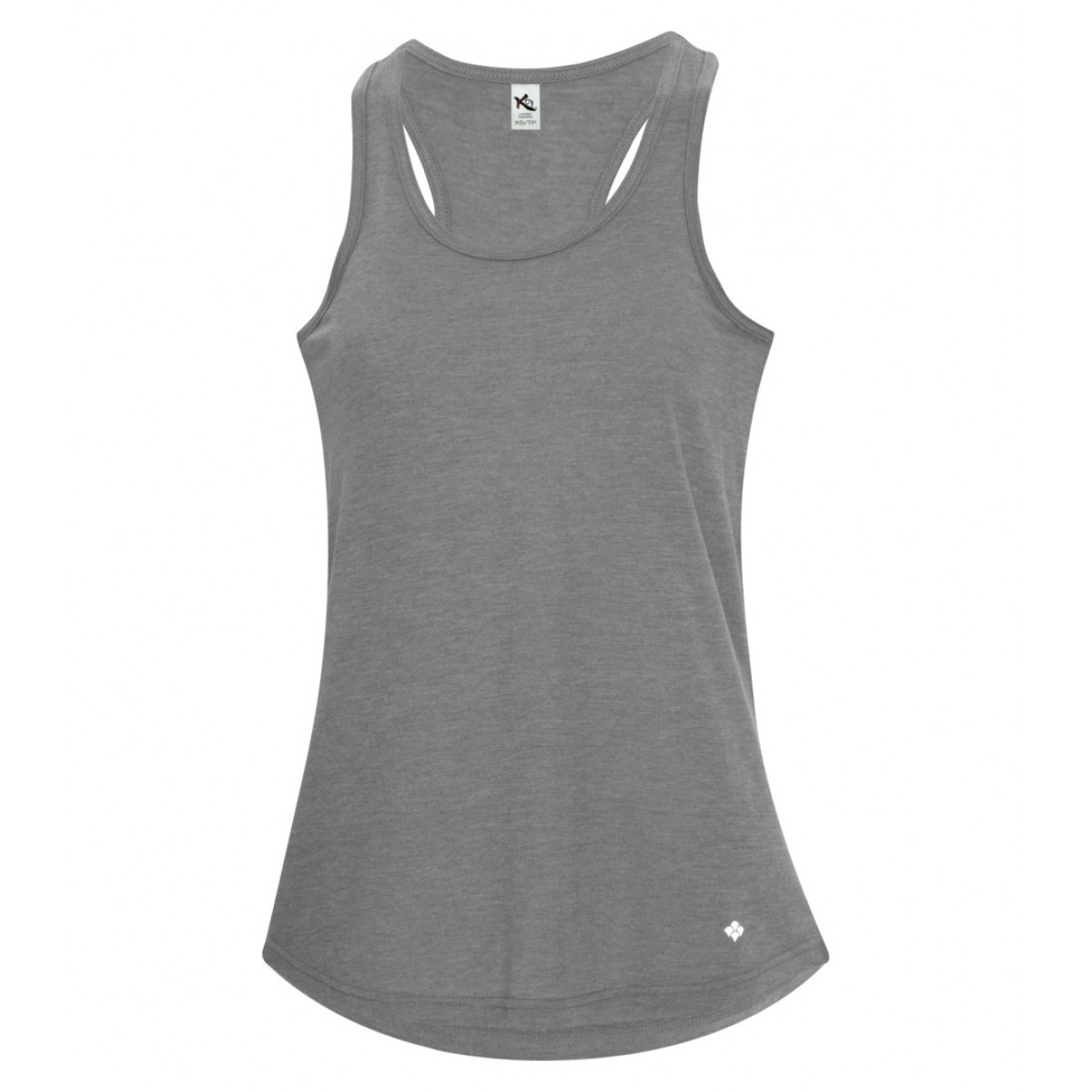 Koi Triblend Racerback Ladies Tank Triblend Grey