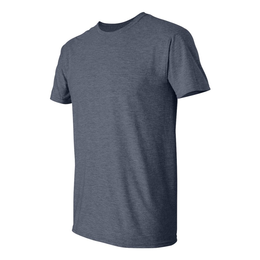 Gildan Softstyle Adult Unisex T-Shirt Heather Navy