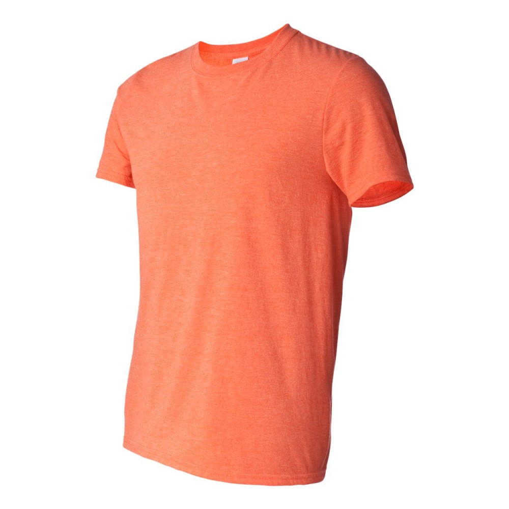 Gildan Softstyle Adult Unisex T-Shirt Heather Orange
