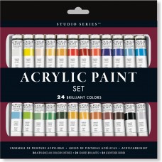 PP Studio Series Acrylic Paint Set (24 Colours)