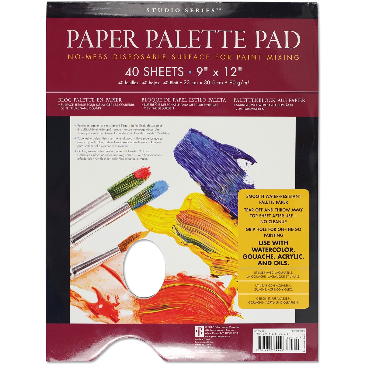 PP Studio Series Paper Palette Pad (40 Sheets)
