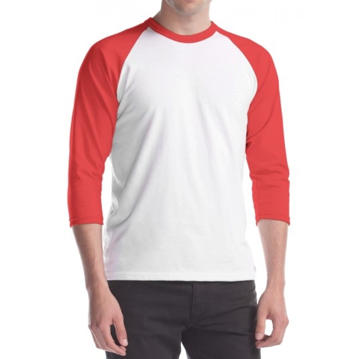 Jerico 3/4 Baseball T-Shirt Red