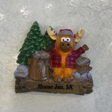 Moose Jaw Poly Magnet Lumberjack