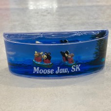 Moose Jaw Magnet Float Canoe Bear