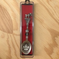 Moose Jaw Engraved Collector Pewter Spoon
